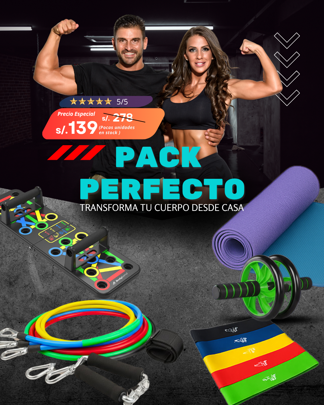 Transforma tu cuerpo entrenando desde casa